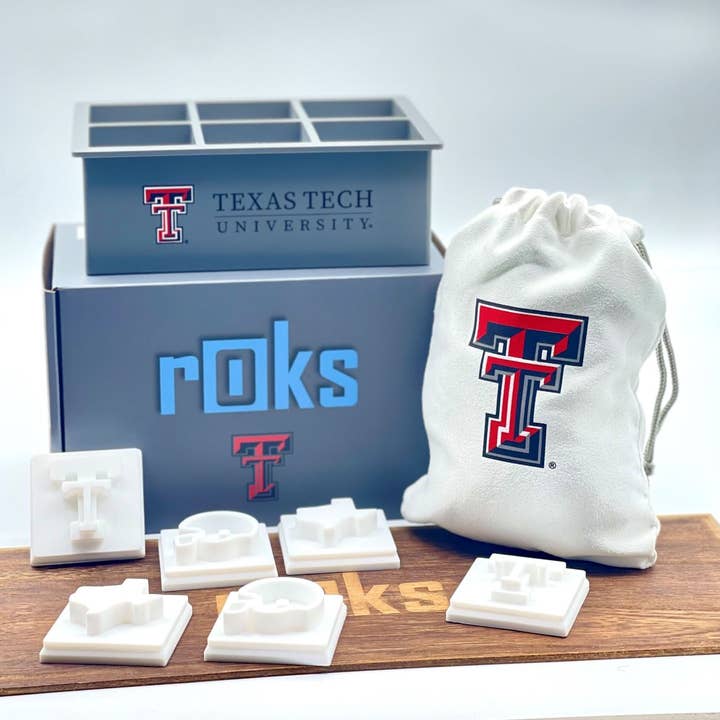 rOks - Wholesale Ice Tray/Mold - Texas Tech Custom Cocktail Ice Tray - Bundle1