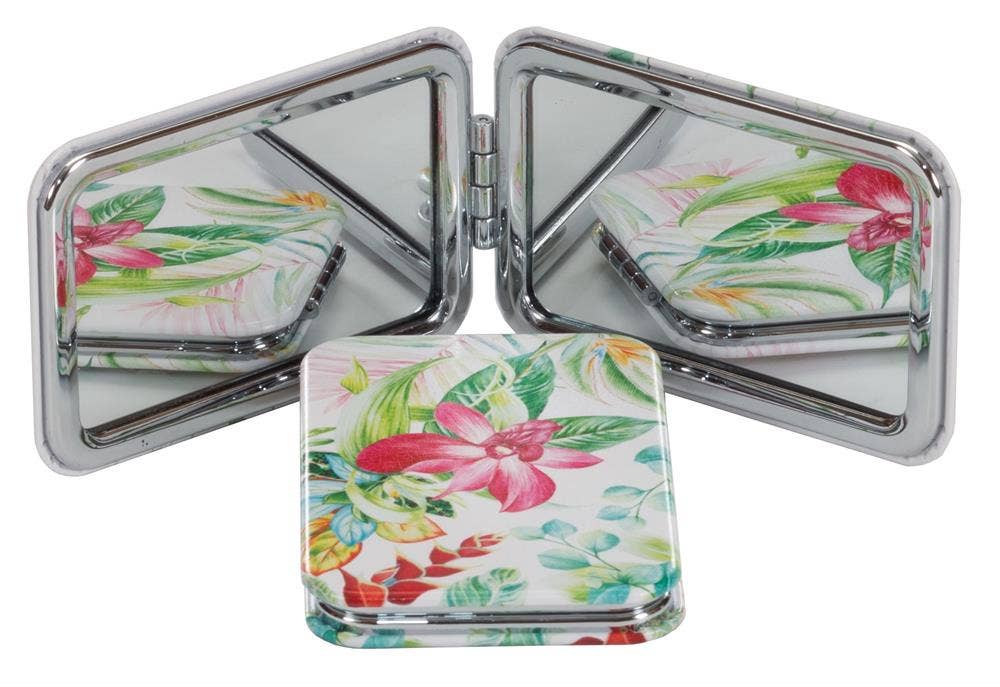 Mele and Co UK/ EU – wholesale Compact mirror – 2139 Orchid Cascade Hand Mirror0