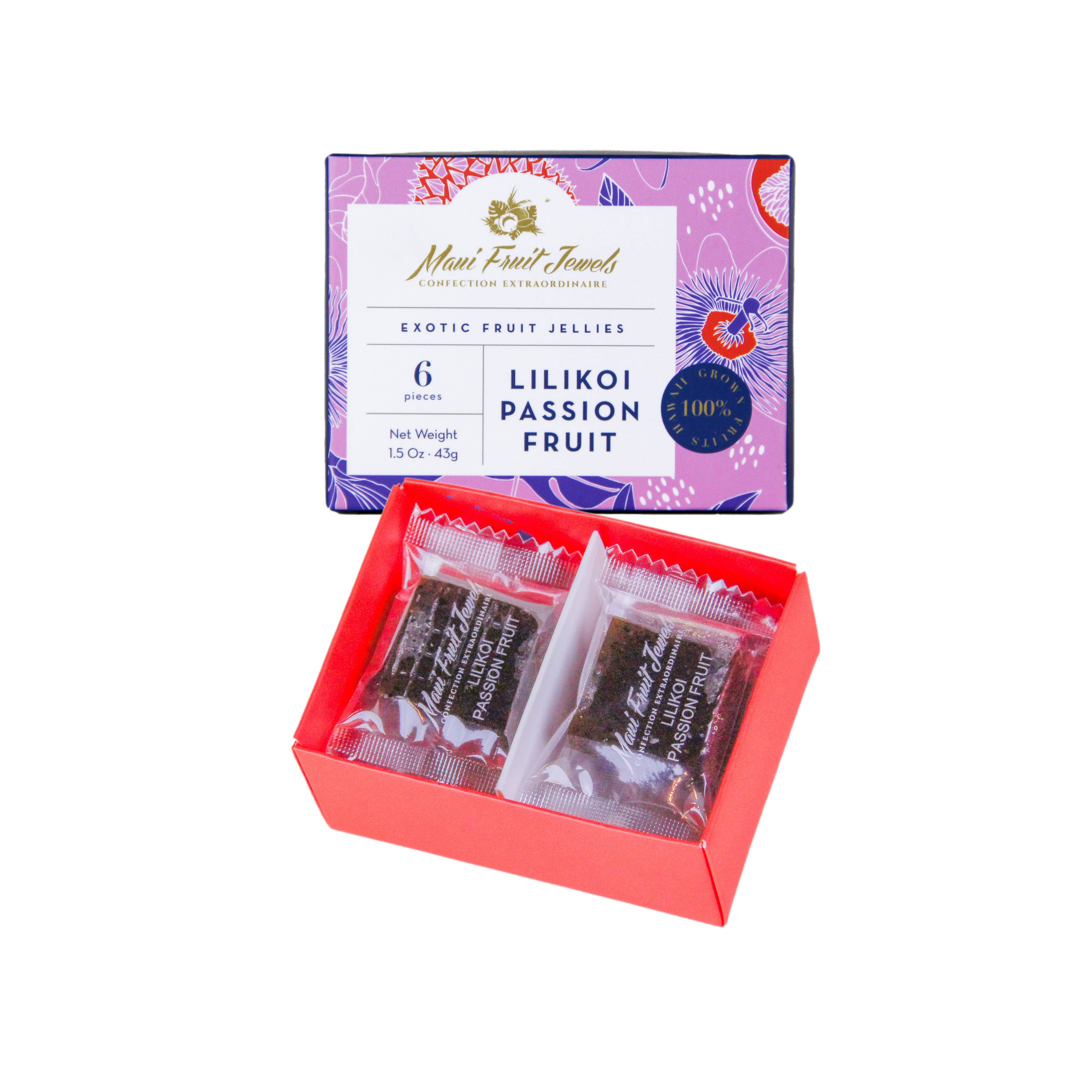 Maui Fruit Jewels - Vendita all'ingrosso Caramelle gommose - Gelatine al frutto della passione Lilikoi