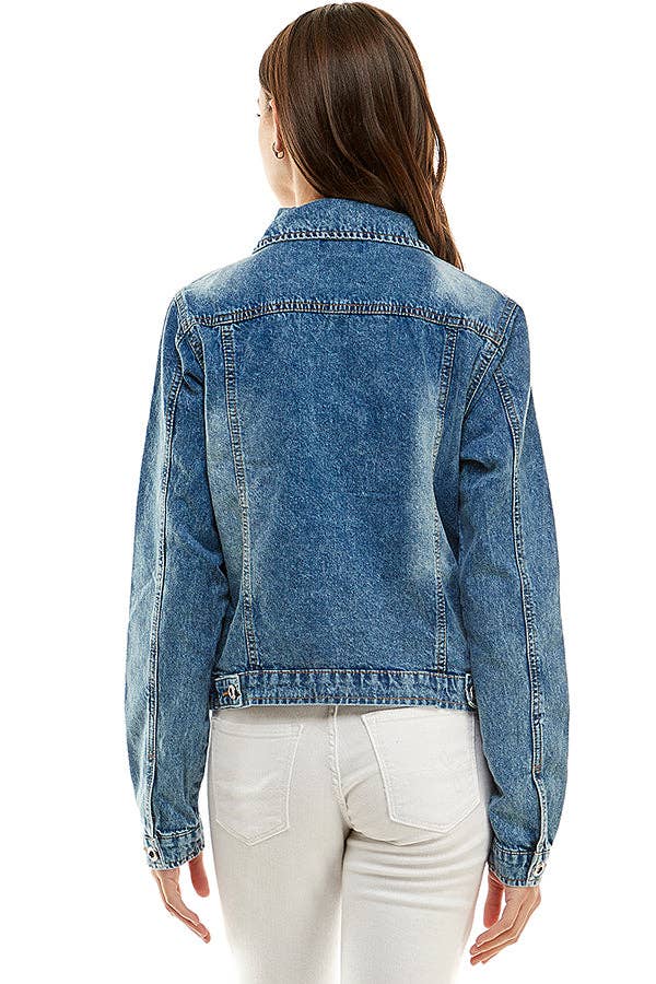 BLUE AGE - Vendita all'ingrosso Giacca di jeans - Donna - Giacca in denim casual da donna9