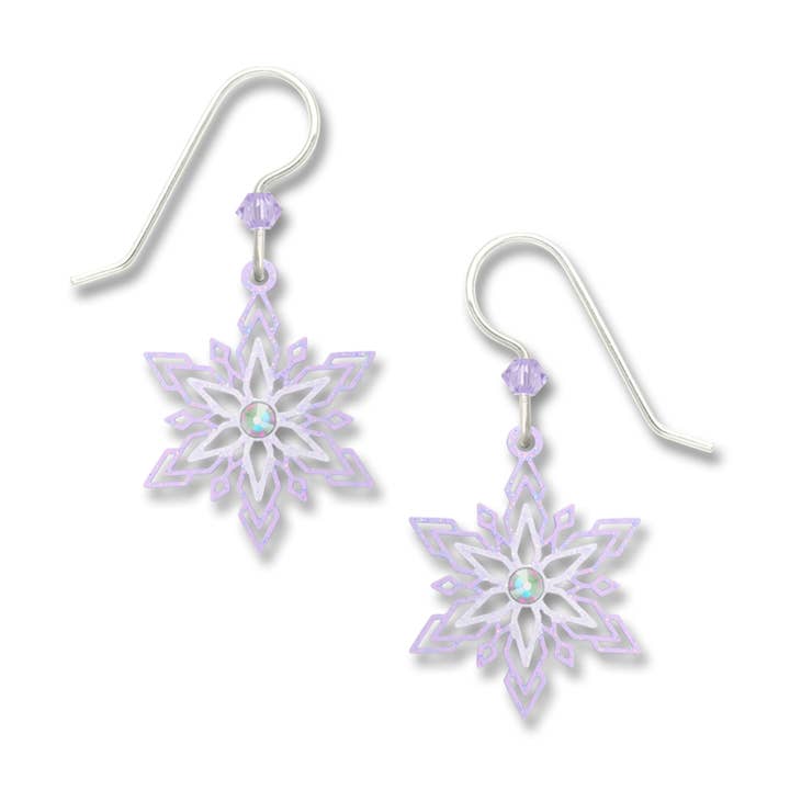 Pale Violet Snowflake w/ Cab for wholesale by Left Hand Studios