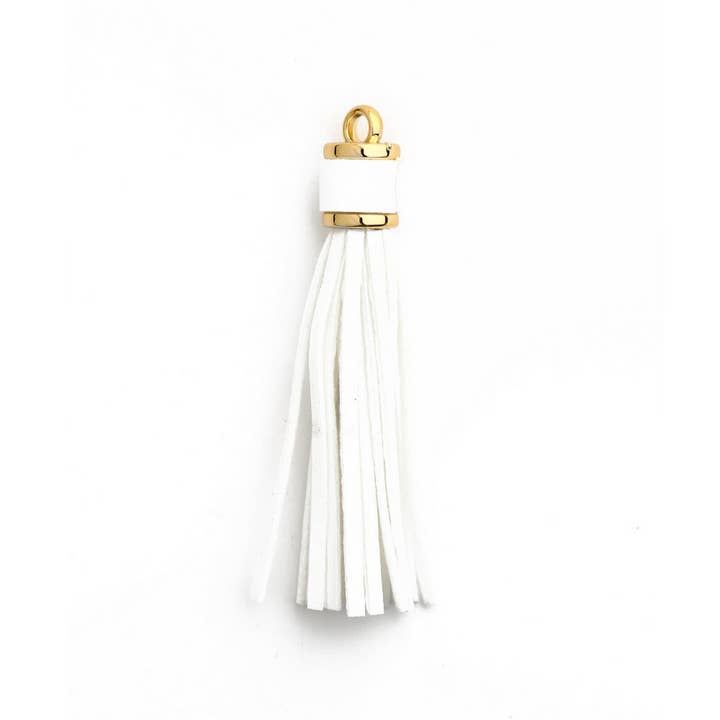 ACCITY - Wholesale Keychain - Unisex - Leather Fringe Keychain, PU Tassel Bag Charm_CWAB50074