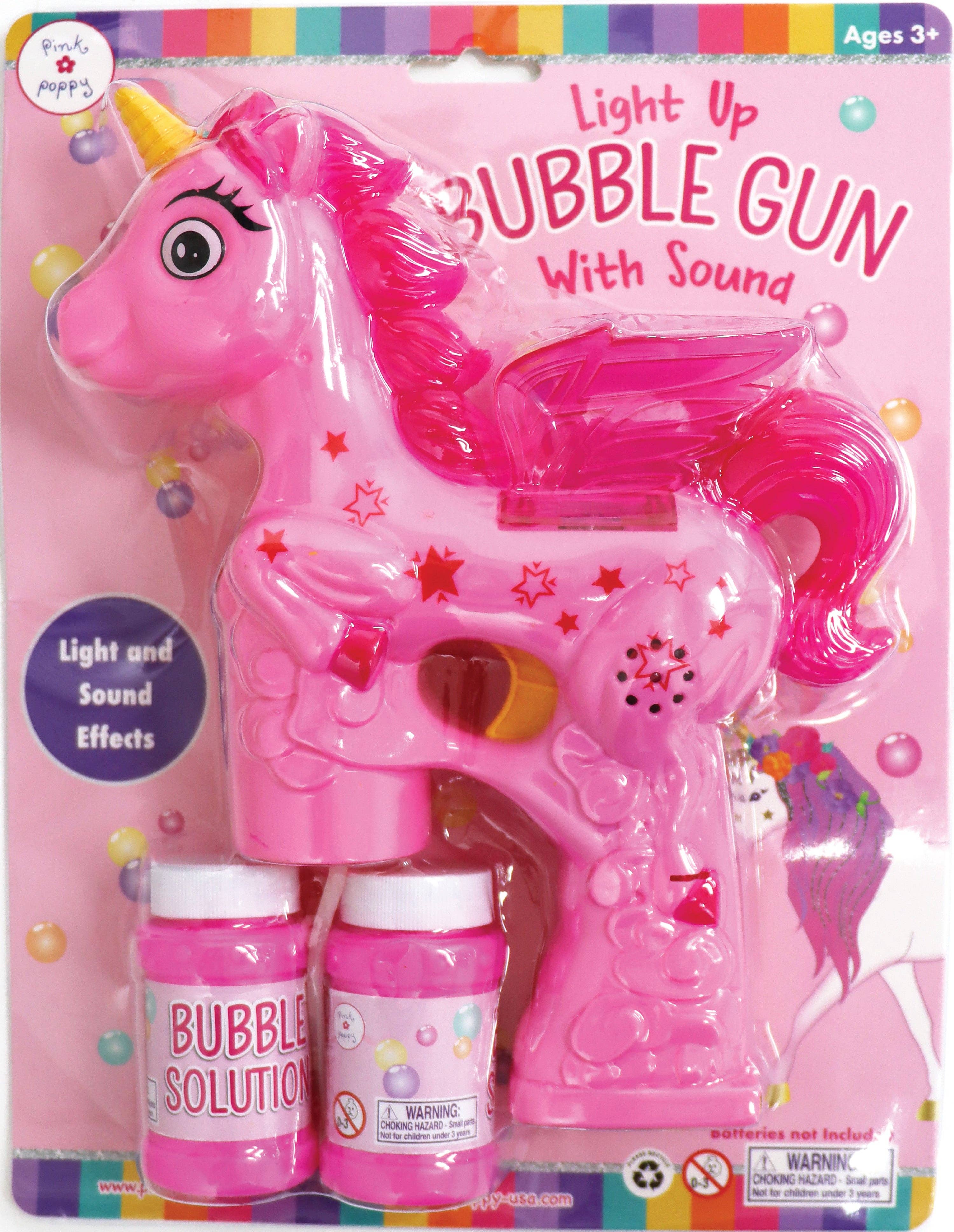 Pink Poppy - Wholesale Bubble wand – Child - Unicorn Bubble Gun7