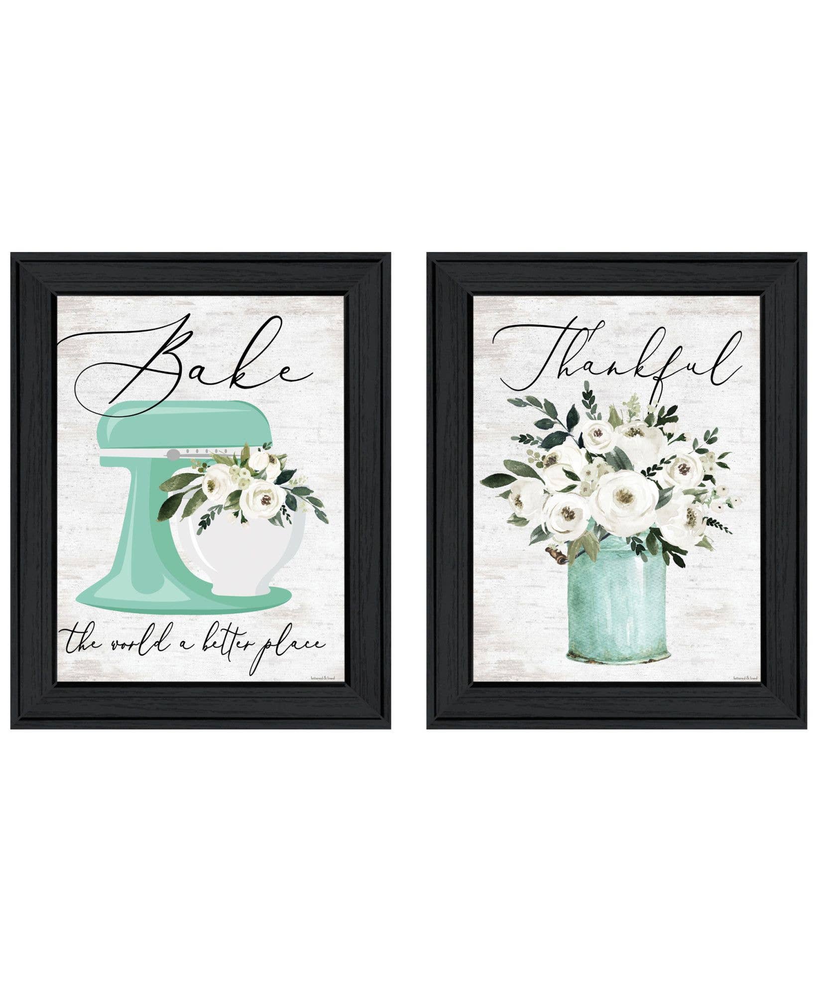 Trendy Decor 4U - Wholesale Gallery Wall Set - "A Better Batter" Bedroom Wall Art, Charcoal Frame0