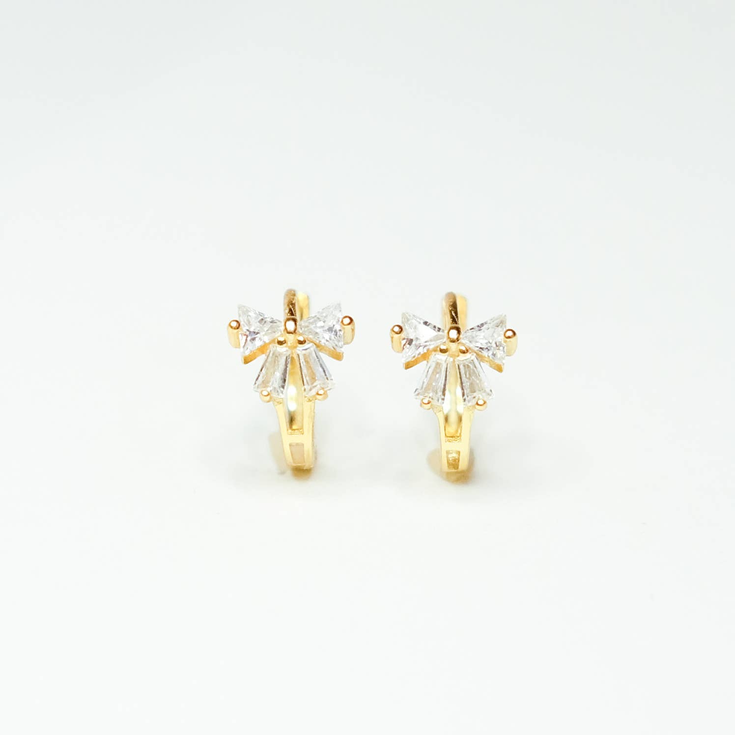 Rock Paper Scissors - Wholesale Huggie Earrings - Coquette Bow Huggie Earring