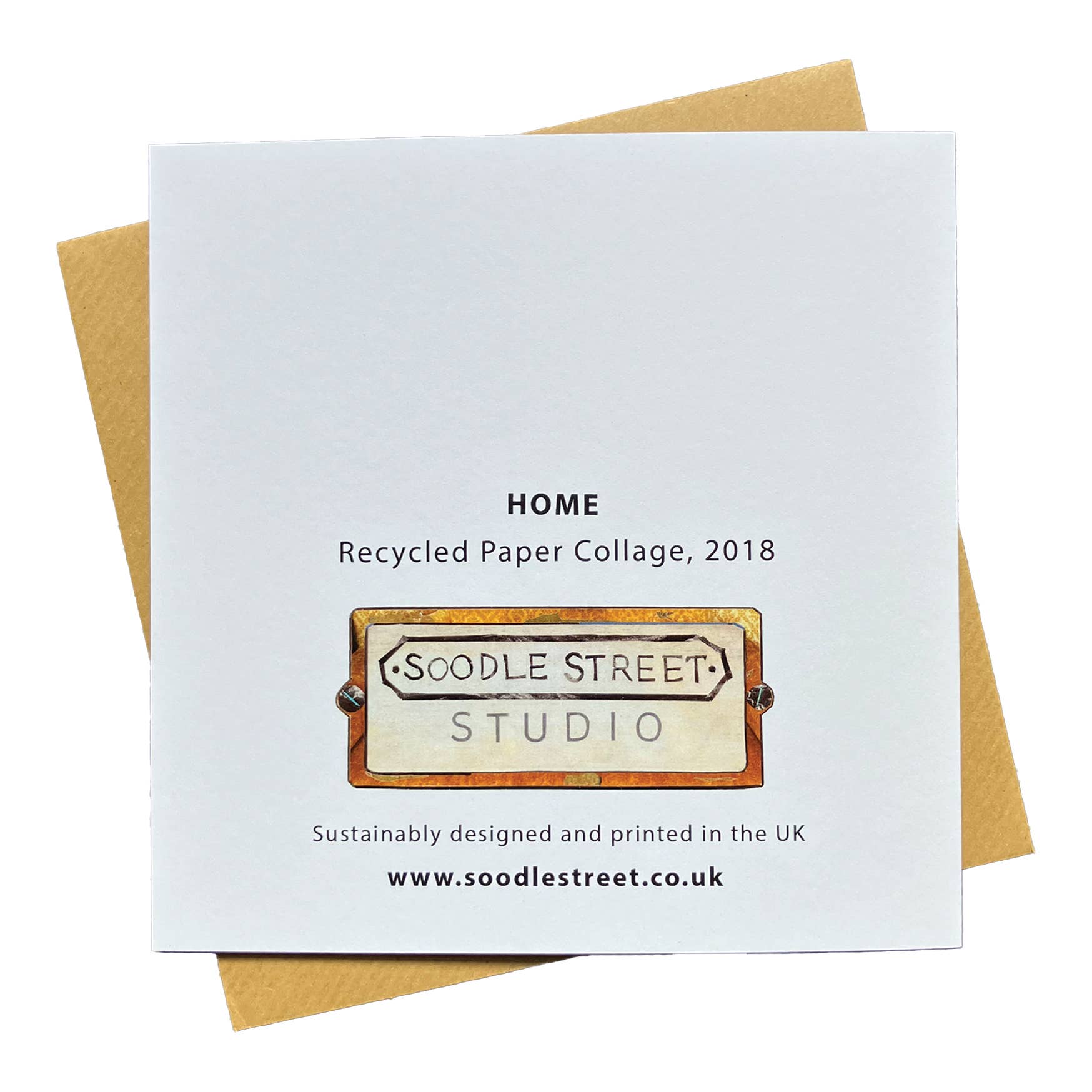 Soodle Street Studio – wholesale House-warming card – Slate House Architecture Greetings Card1