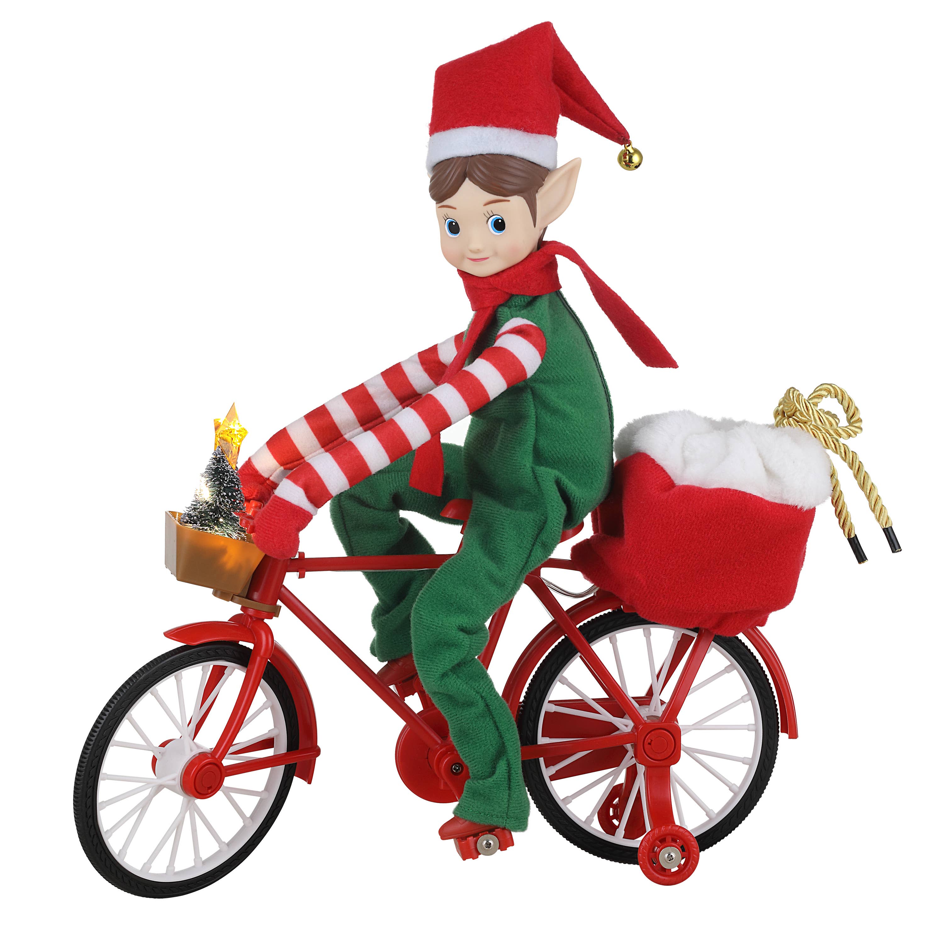 Mr. Christmas - Wholesale Christmas Decoration - 12" Cycling Elf0