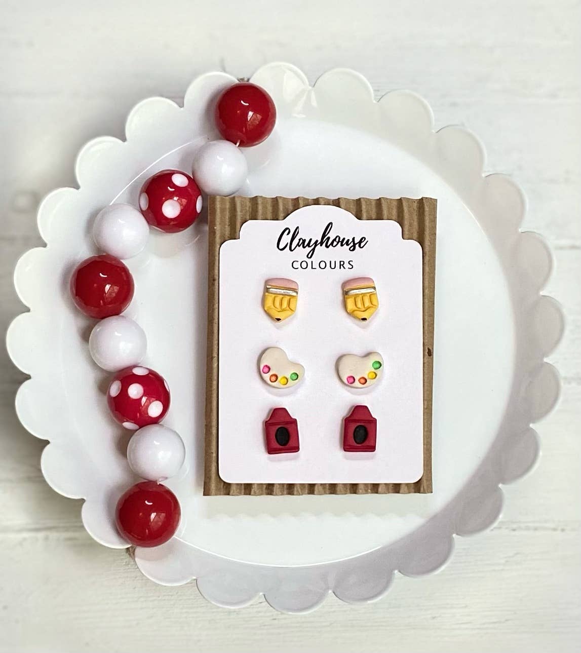 Clayhouse Colours - Wholesale Dangle Earrings - Teacher Earrings  | Back to School Earrings8