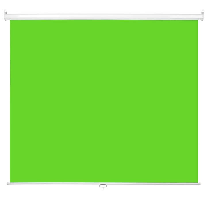 KHOMO GEAR – wholesale Photography backdrop – Extra Large 84" x 84" Pull Down Green Screen Backdrop