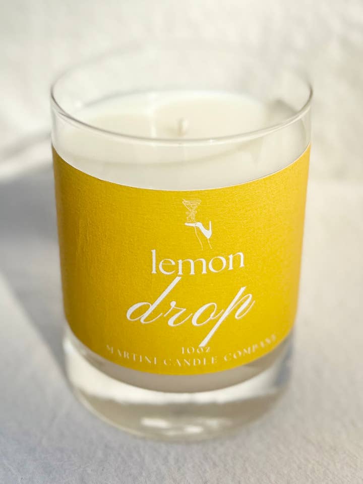 Stor 10 oz. Citron Drop ~ Sojablandningsljus för wholesale av Martini Candle Co.