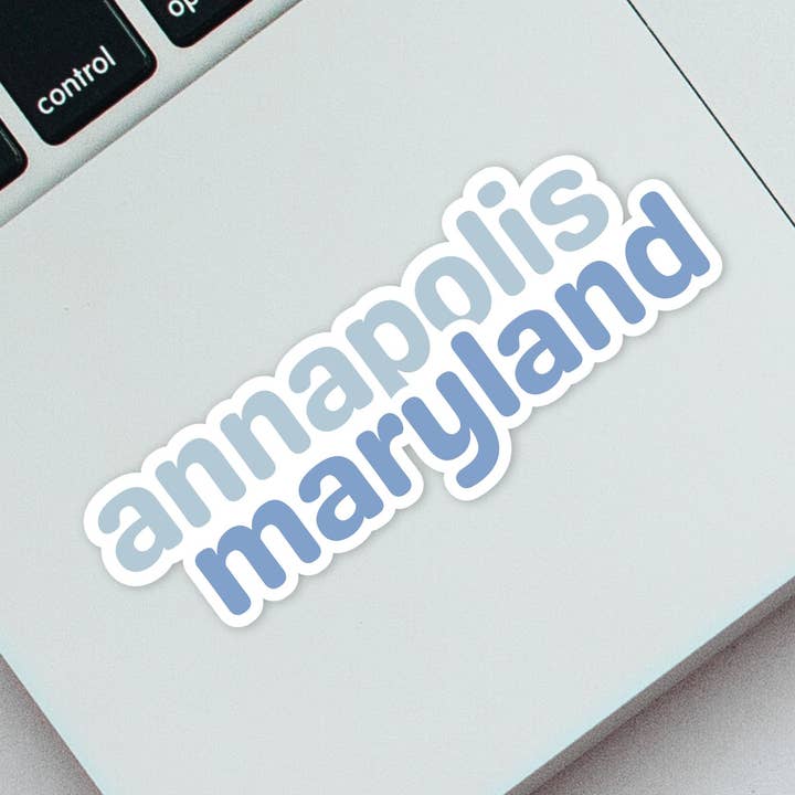 Pegatina de vinilo de Annapolis, Maryland para venta al por mayor de Chesapeake Charm Shop