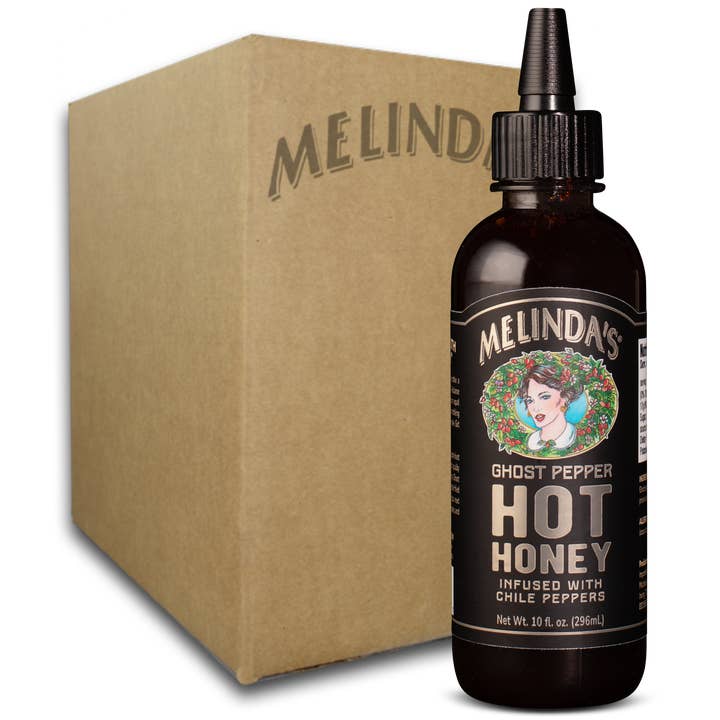 Melinda’s Foods, LLC - Wholesale Honey - Melinda's Ghost Pepper Hot Honey (6 pk Case)