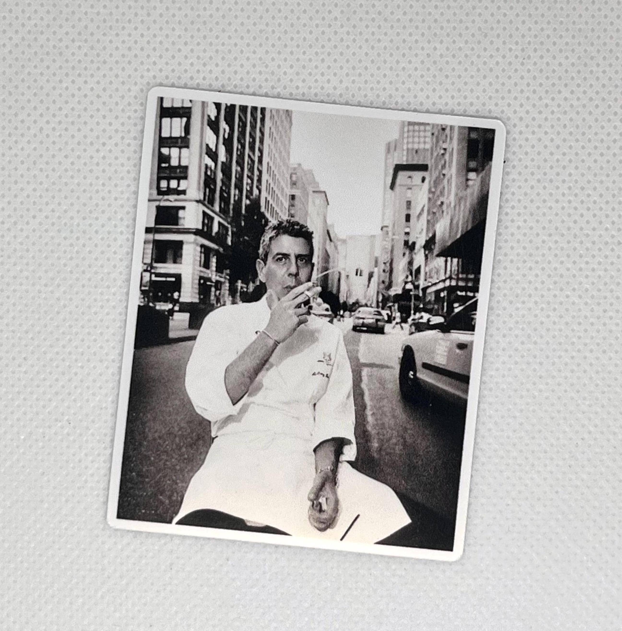 Literary by Ava - Wholesale Sticker - Anthony Bourdain New York Kiss-Cut Sticker Waterproof