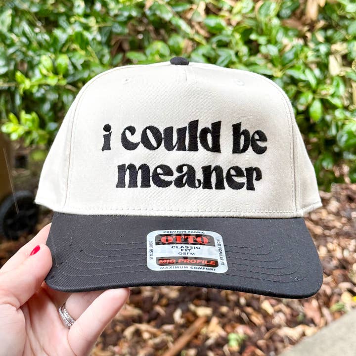 Ich könnte gemeiner sein bestickter Hut für den Großhandel von Southern N Savvy