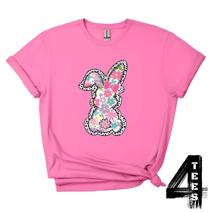 Floral Easter Bunny for wholesale by Tees-4