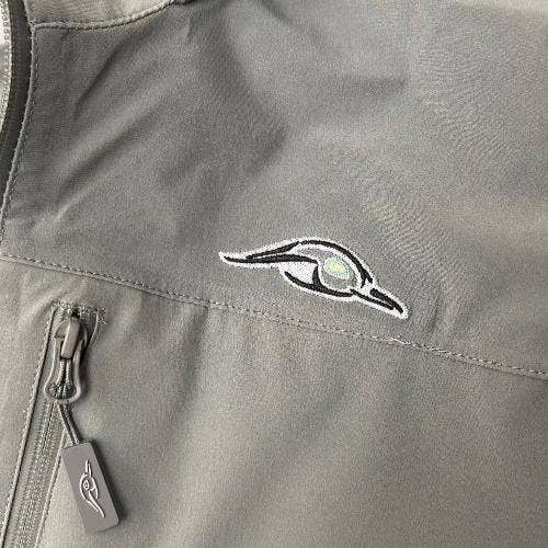 American Flyway Waterfowl - Wholesale Raincoat - Unisex - Grey Lightweight Rain Jacket