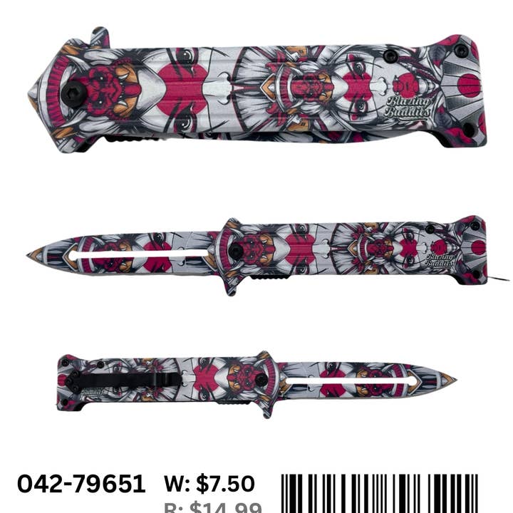 Smithco Distributing - Wholesale Pocket Knife/Holder - Battle Buddy Knives, Pocket Knife143