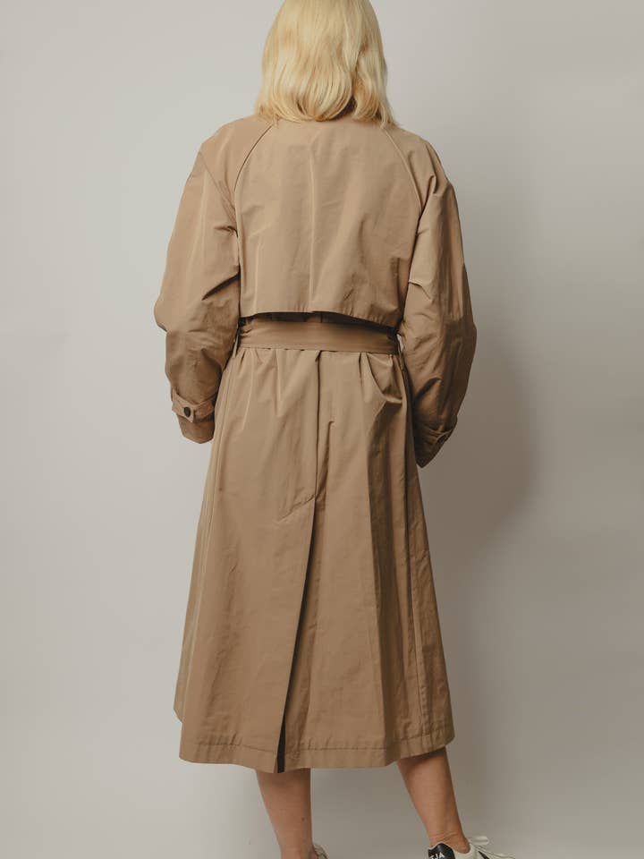 Women's Coat in Taupe for wholesale by Rey House