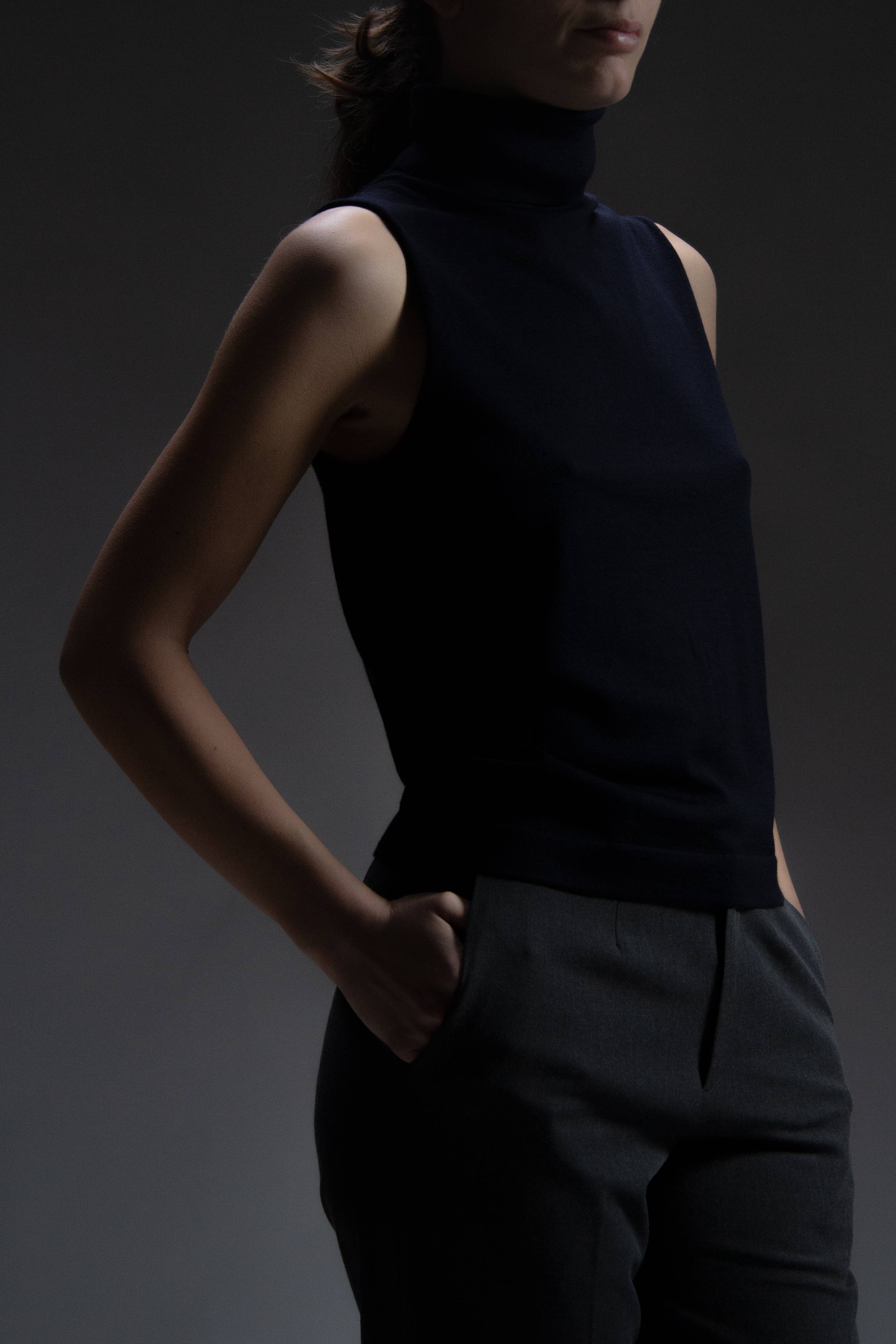 Lèmme - Wholesale Knit Sweater - Women's - Sleeveless turtleneck sweater in wool and silk17