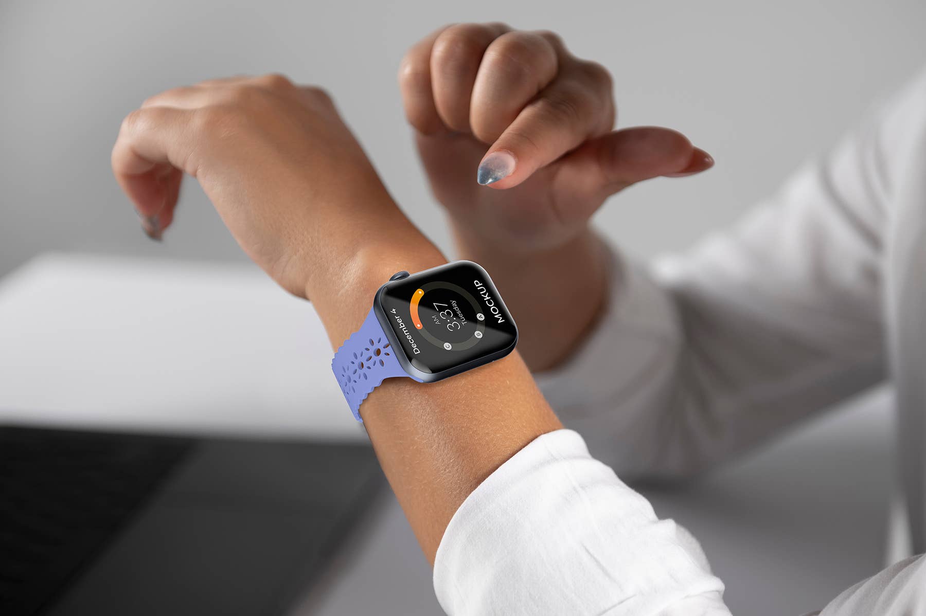 LAX Gadgets – wholesale Watch band/strap – Women's – LAX APPLE WATCH LACE SILICONE BAND with Retail Packaging17