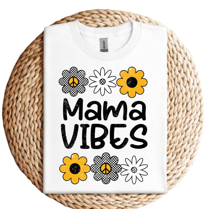 Camiseta Gráfica para Mujer Mama Vibes para venta al por mayor de Mama and Littles Apparel