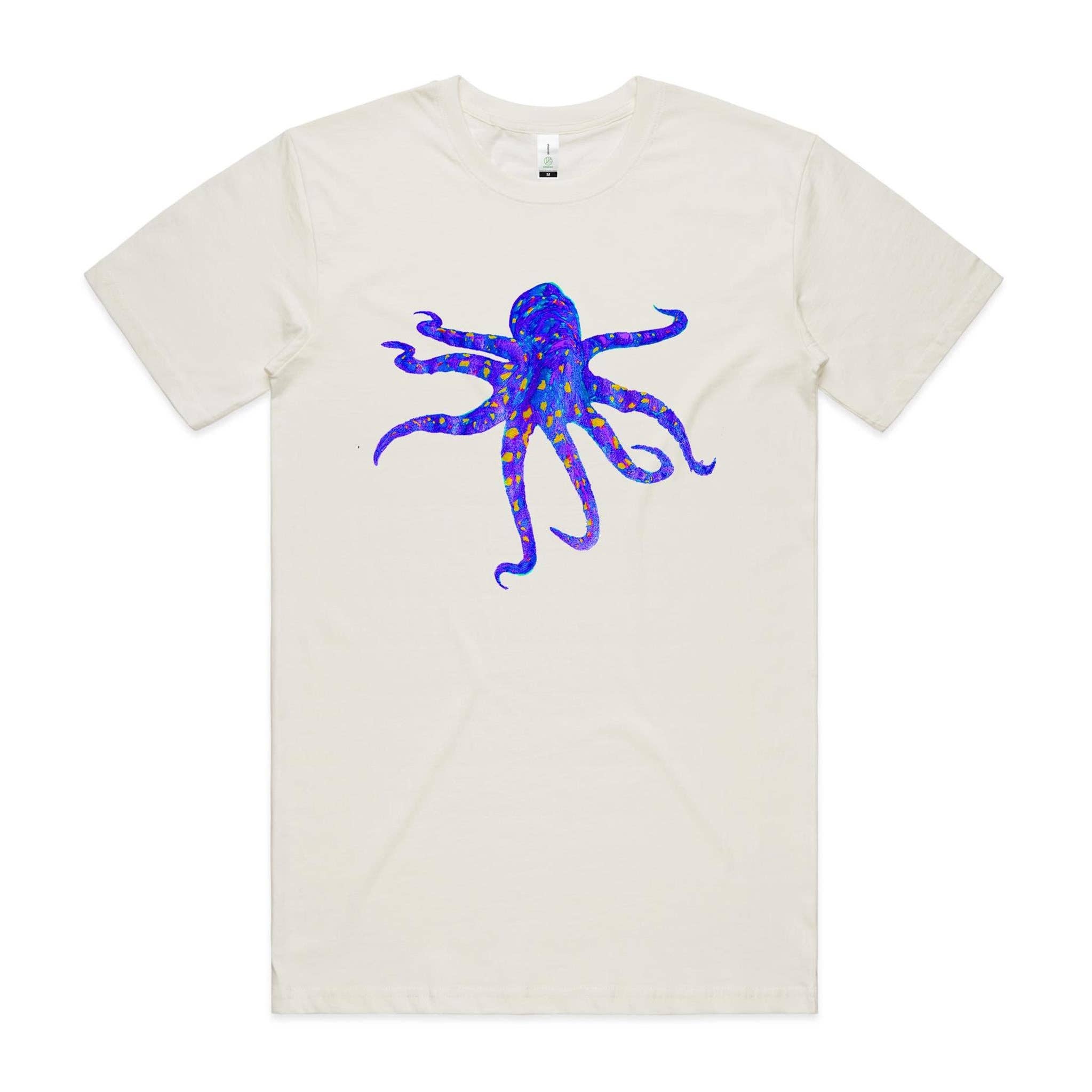 High Tees - Wholesale Screen Printed T-Shirt - Unisex - Blue Ringed Octopus T shirt4