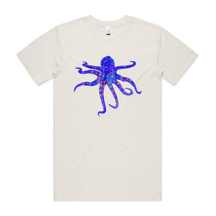 High Tees - Wholesale Screen Printed T-Shirt - Unisex - Blue Ringed Octopus T shirt4