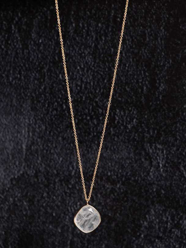 Collana Eleganza Labradorite o Onice o Pietra di Luna per la vendita all'ingrosso da parte di Atelier Leblanc