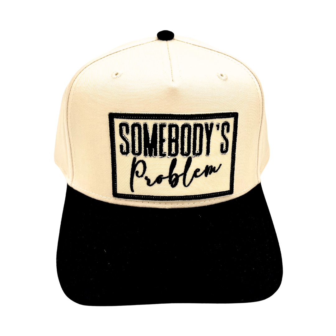 Billie Jane's Trucker Hats - Wholesale Trucker Hat - Unisex - Somebody's Problem . Embroidered Patch . Trucker Hat 0