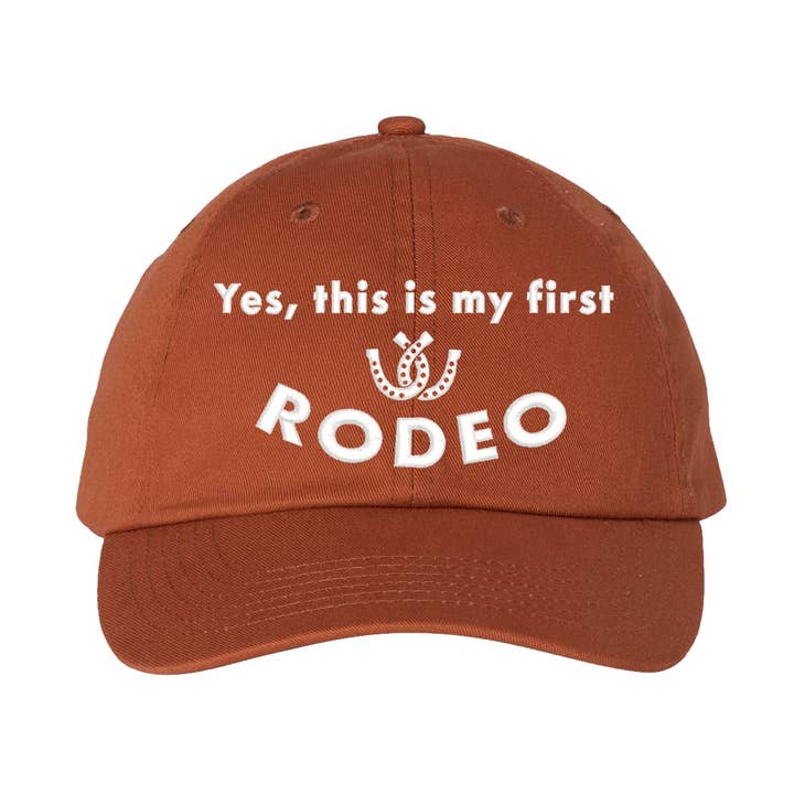 Yes, This is my First Rodeo - Bonnet brodé pour papa pour la vente par Calm Down Caren