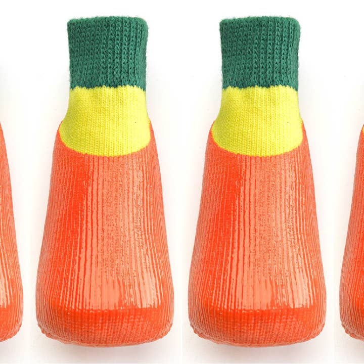 Rubber Dipped Socks - Orange for wholesale by LoveThyBeast
