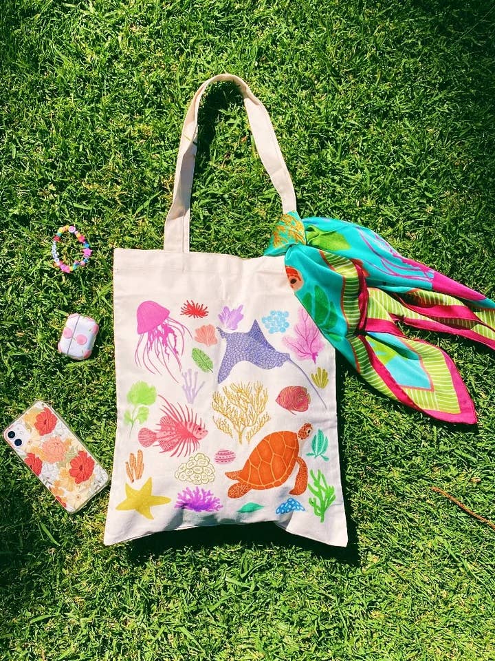 Ocean life - Tote bag for wholesale by PalettebyDiana