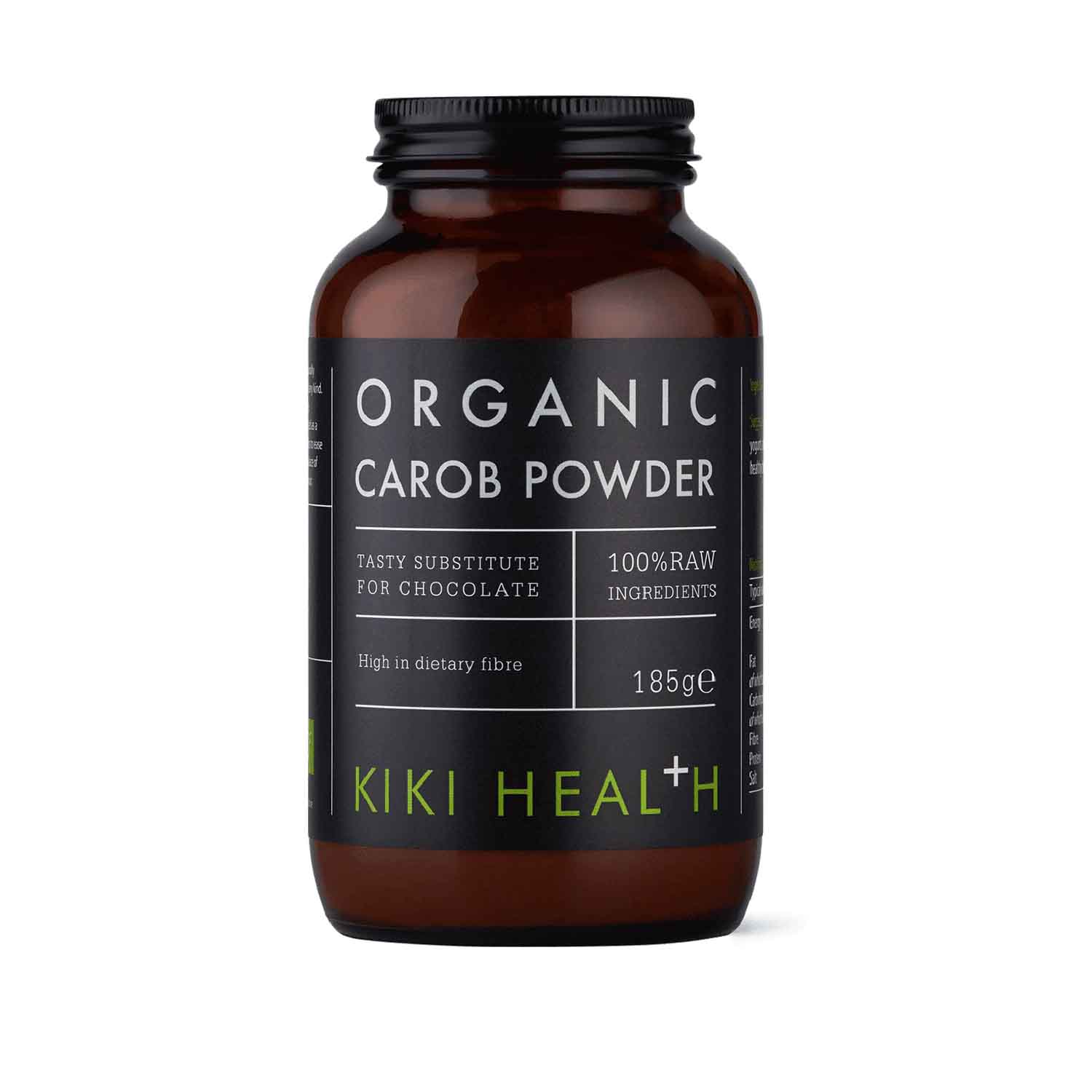 KIKI Heath – wholesale Protein/superfood powder – Organic RAW Carob Powder 185g0