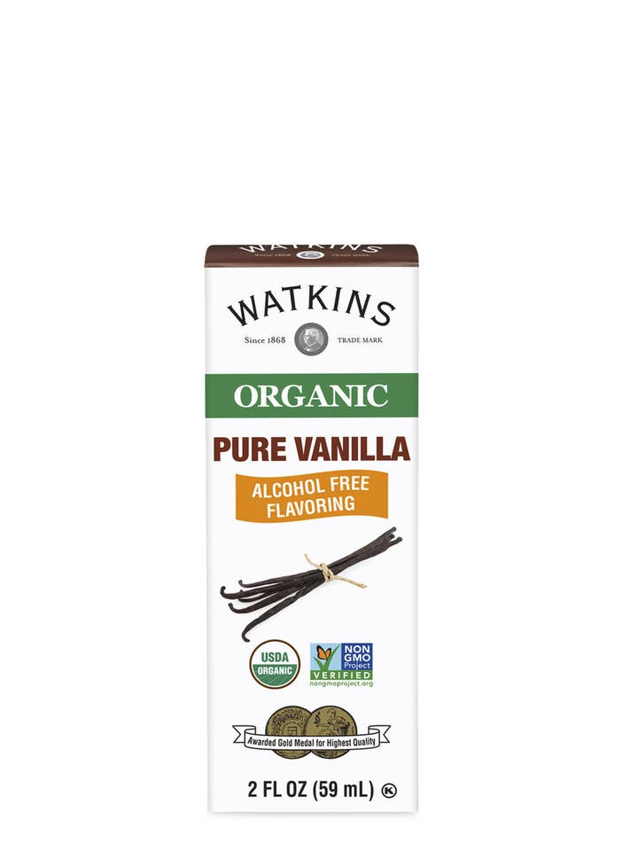 Organic Pure Vanilla Alcohol Free Flavoring, 2 fl oz for wholesale by The Watkins Co.