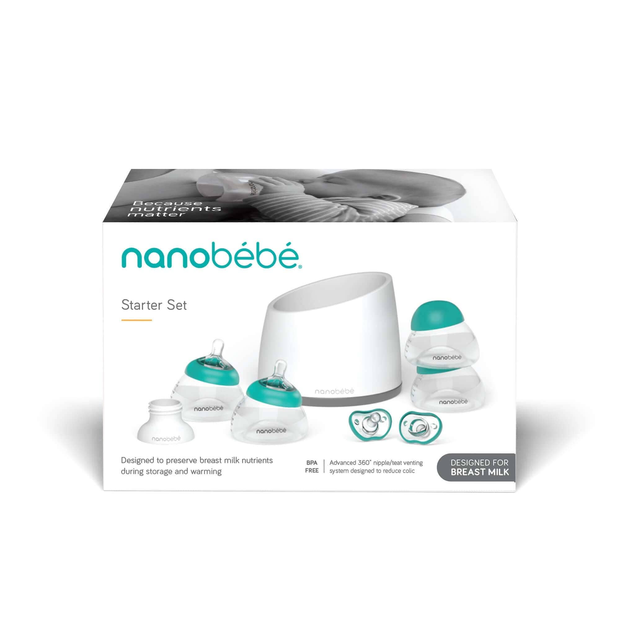 Nanobebe AI Inc - Wholesale Feeding Set - Baby - Breastmilk Bottle Starter Set8