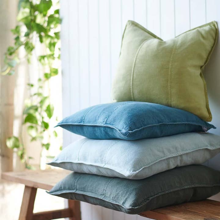 Luca® Linen Cushion Cover - Khaki for wholesale on Faire8