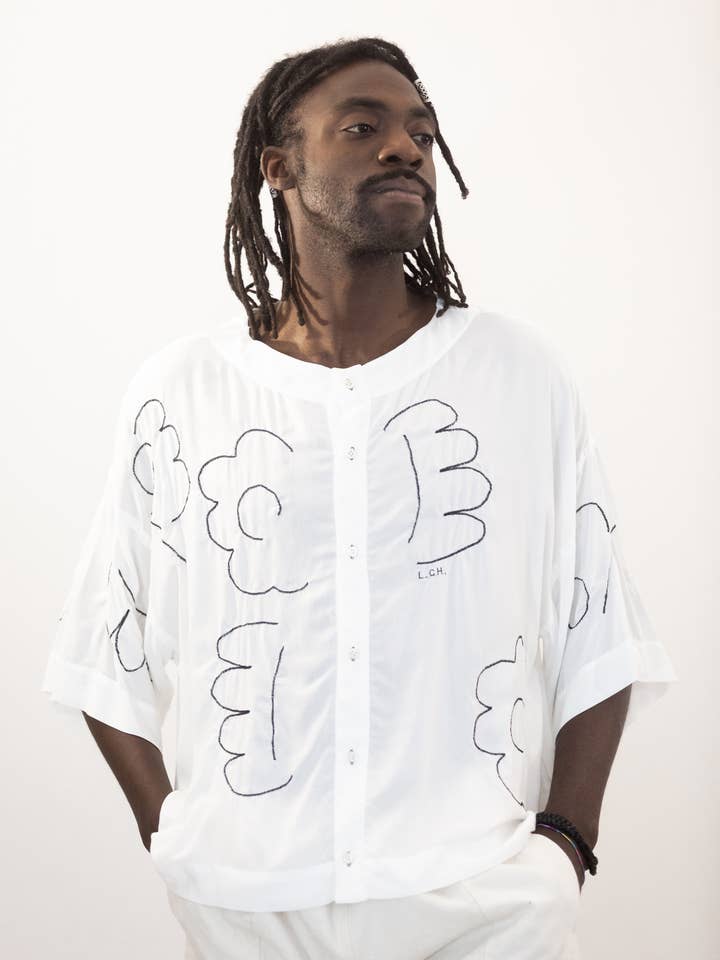 LUCiA CHAIN - Wholesale Button Down Shirt - Men's - Shirt - Land