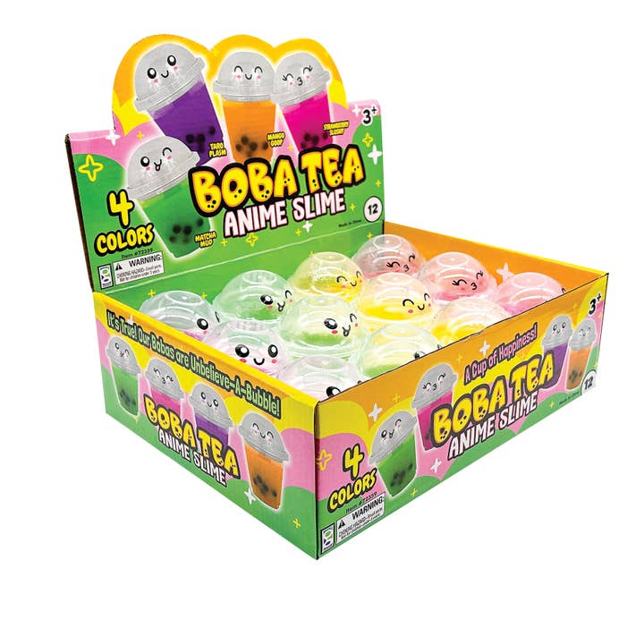 Geddes - Wholesale Putty/Slime - Kids - BOBA TEA ANIME SLIME 12/DSP5