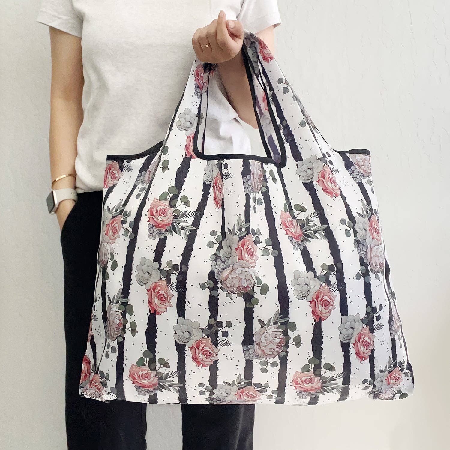 Wrapables.com - Vente Sacs de course/à provisions - Grand sac à provisions réutilisable en nylon écologique Wrapables47