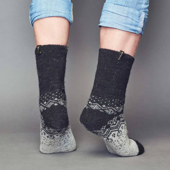 Siberia Spirit - Wholesale Socks - Men's - Arctic Nights Sheep Wool Crew Socks