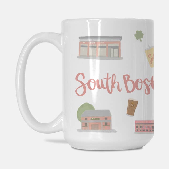 South Boston Landmark Mug for wholesale by Palm Prints