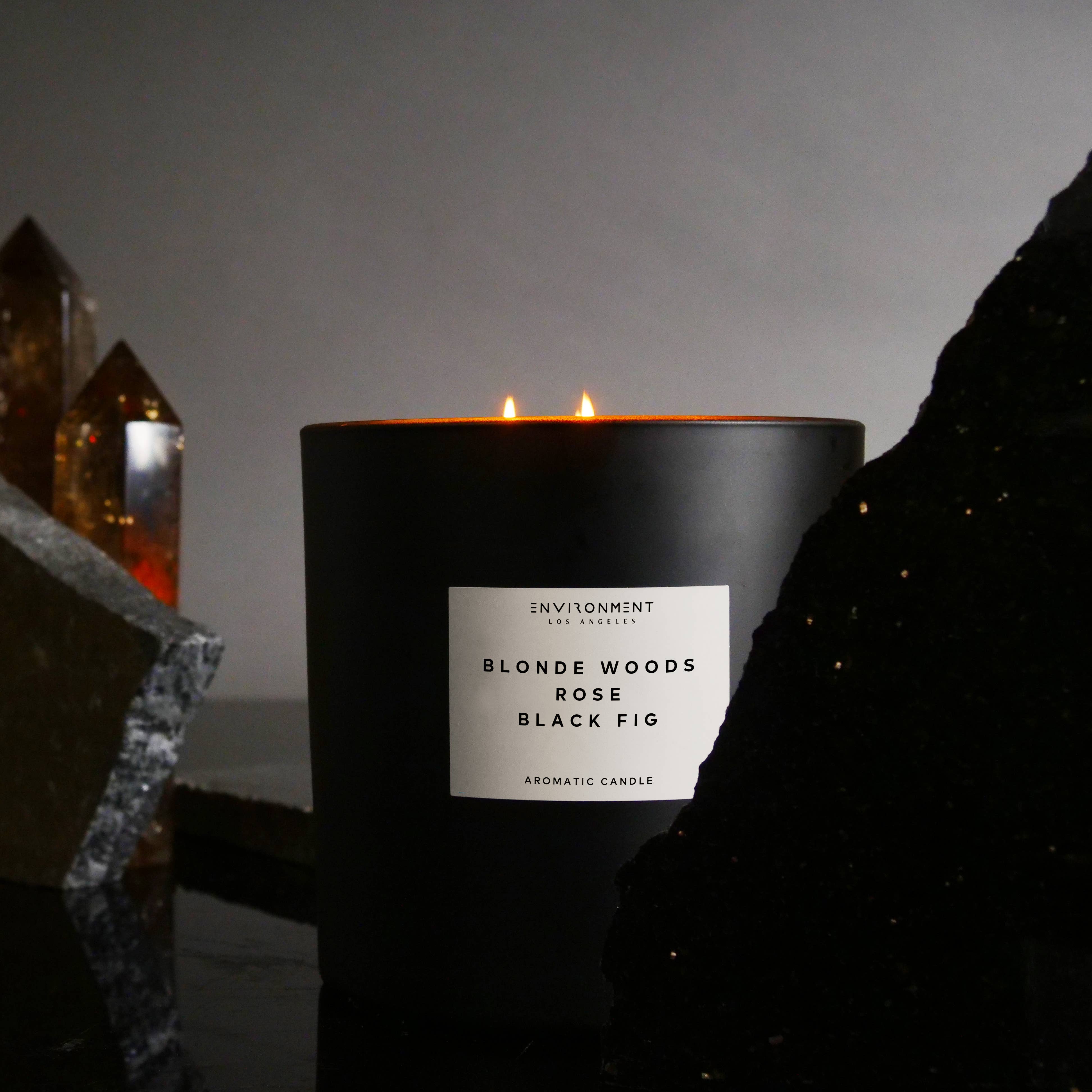 ENVIRONMENT - Vendita all'ingrosso Candela in vasetto - 55 once ispirata a The EDITION Hotel® Candle Blonde Woods | Ro7