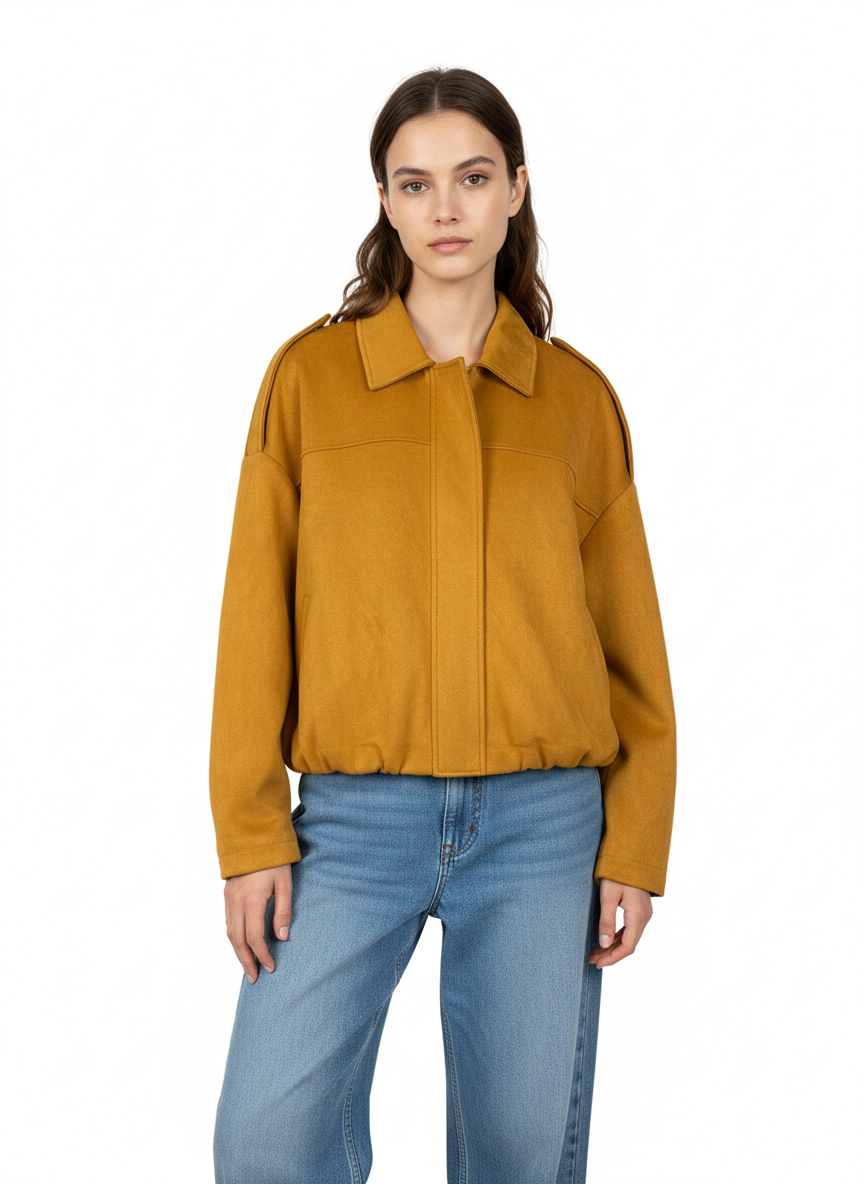 KZELL PARIS - Vente Veste – femme - BLOUSON EFFET DAIM8