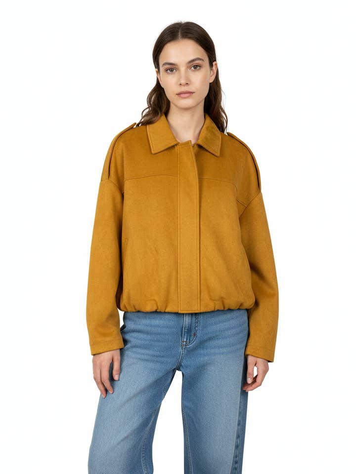 KZELL PARIS - Vente Veste – femme - BLOUSON EFFET DAIM8