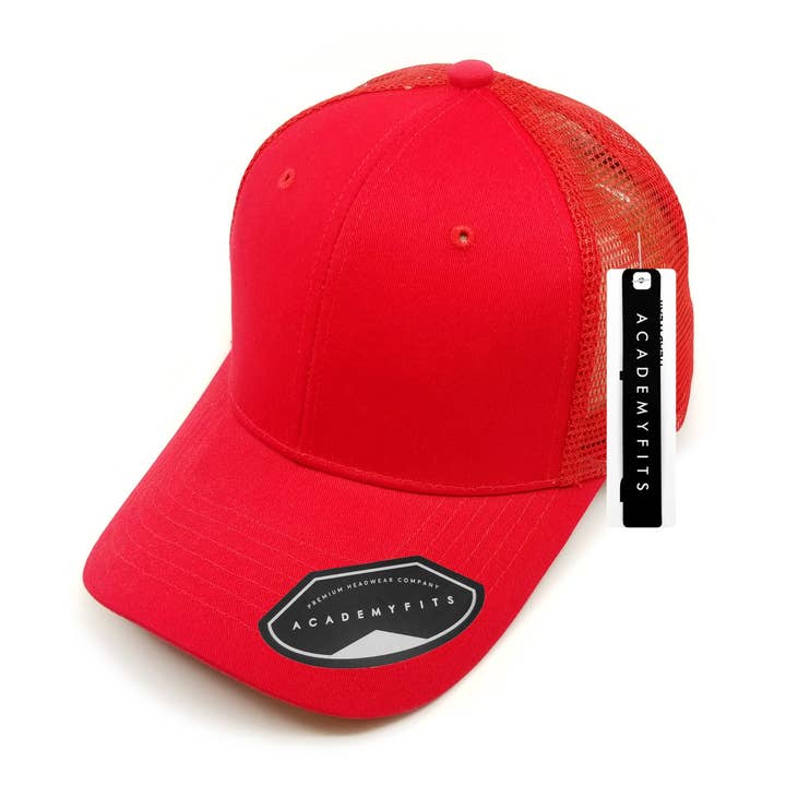 The Park Wholesale – wholesale Trucker hat – Unisex – Academy Fits Cotton Curve Trucker Hat - 20739