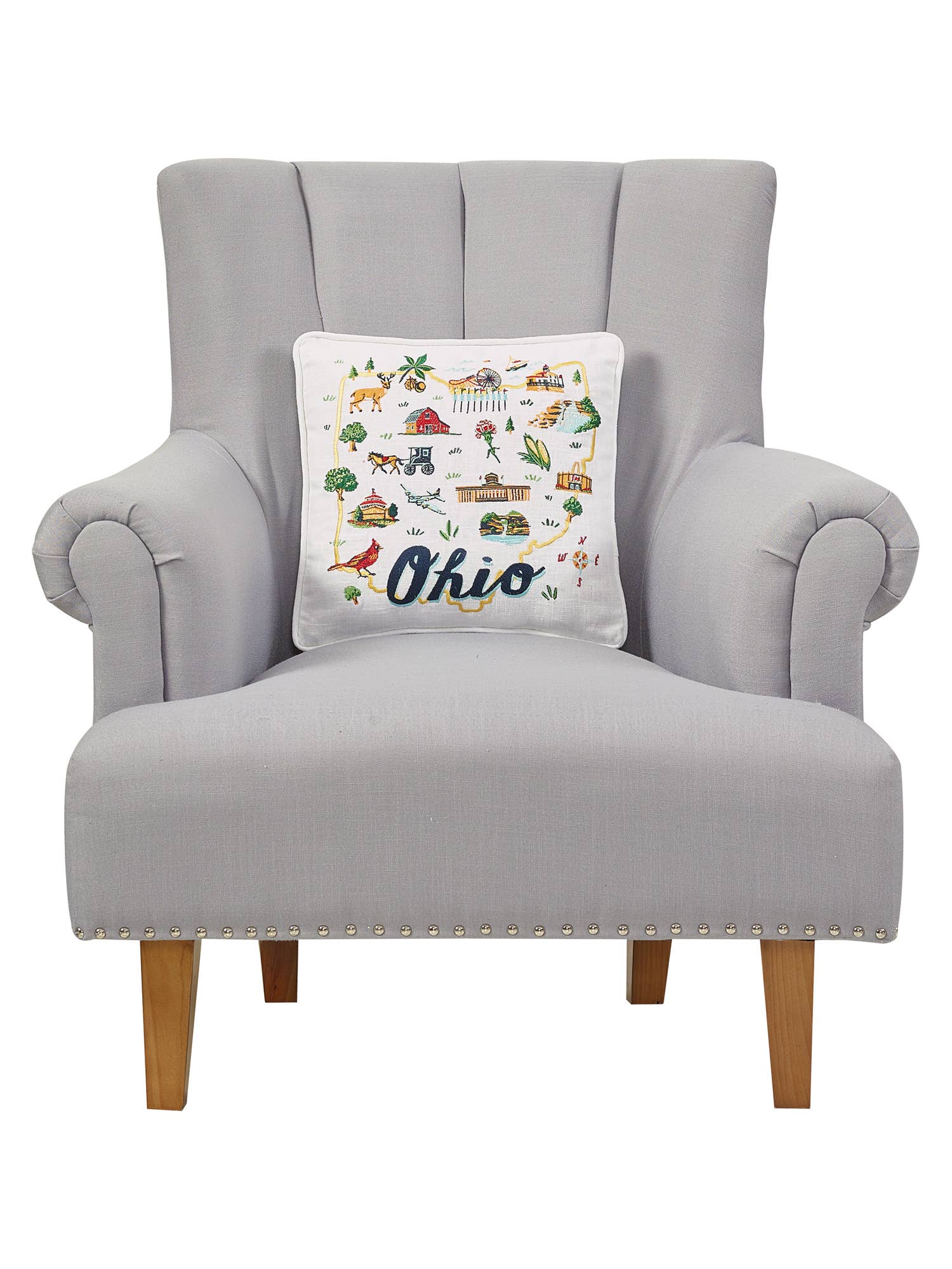 Peking Handicraft - Vendita all'ingrosso Strofinacci - Strofinaccio da cucina stampato Ohio - Angela Staehling3