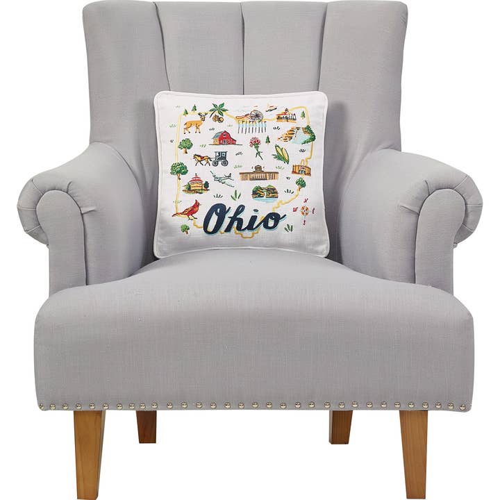 Peking Handicraft - Vendita all'ingrosso Strofinacci - Strofinaccio da cucina stampato Ohio - Angela Staehling3