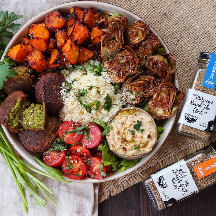 Healthy On You - Vente Mélanges d'épices séchées - Marocain Round the Horloge - Mélange d'épices marocain1