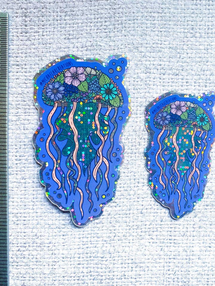 Kwallensticker | Stickers | Stickers voor hydrofles | Lapt voor wholesale door Michaela K Creations