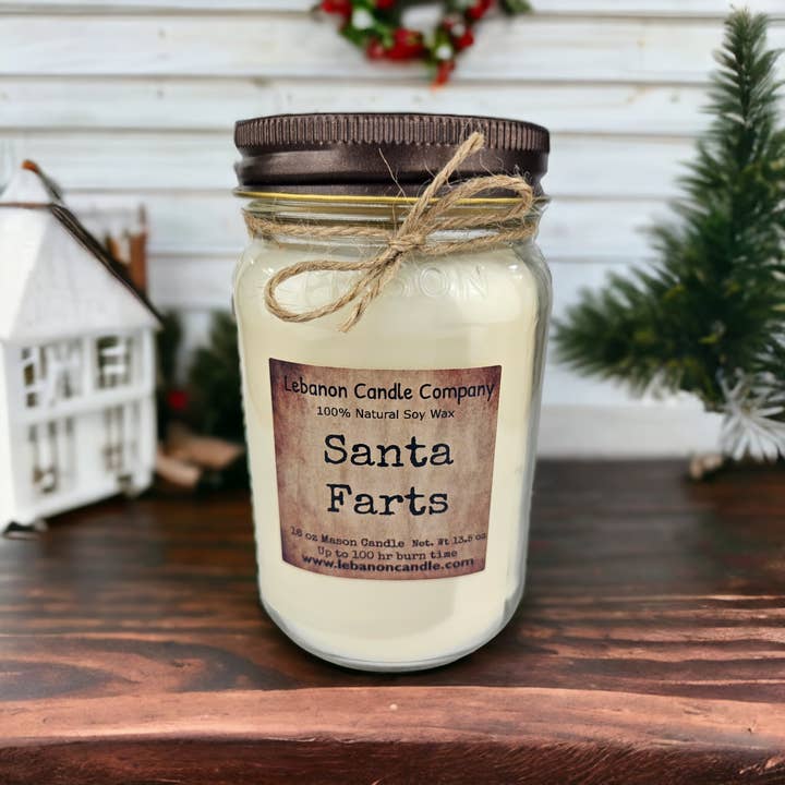 Lebanon Candle Company - Wholesale Jar/Filled Candle - Santa Farts